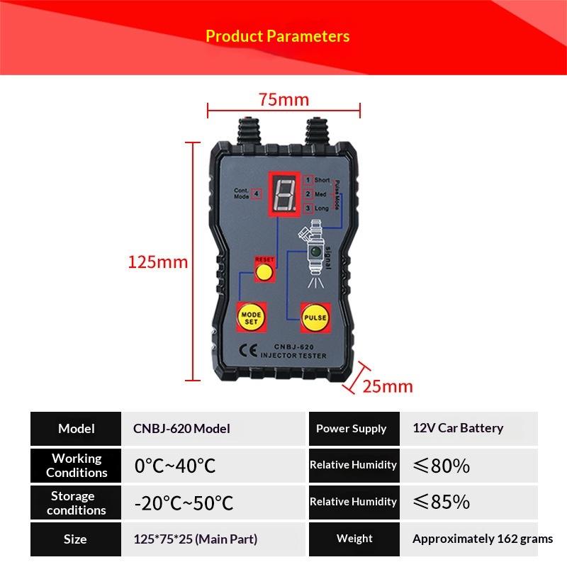 Fuel Injector Tester - Testador de Injetores de Combustível Portátil
