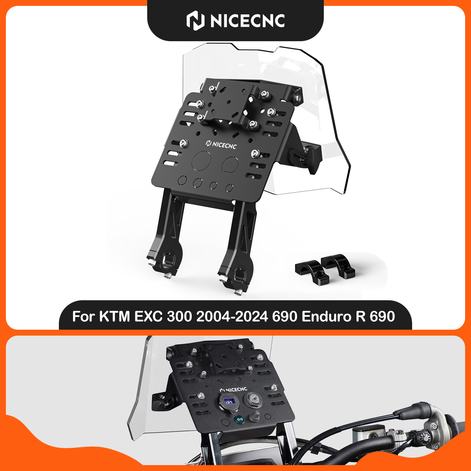 Exhaust Pipe Expander - Suporte de GPS NICECNC para KTM