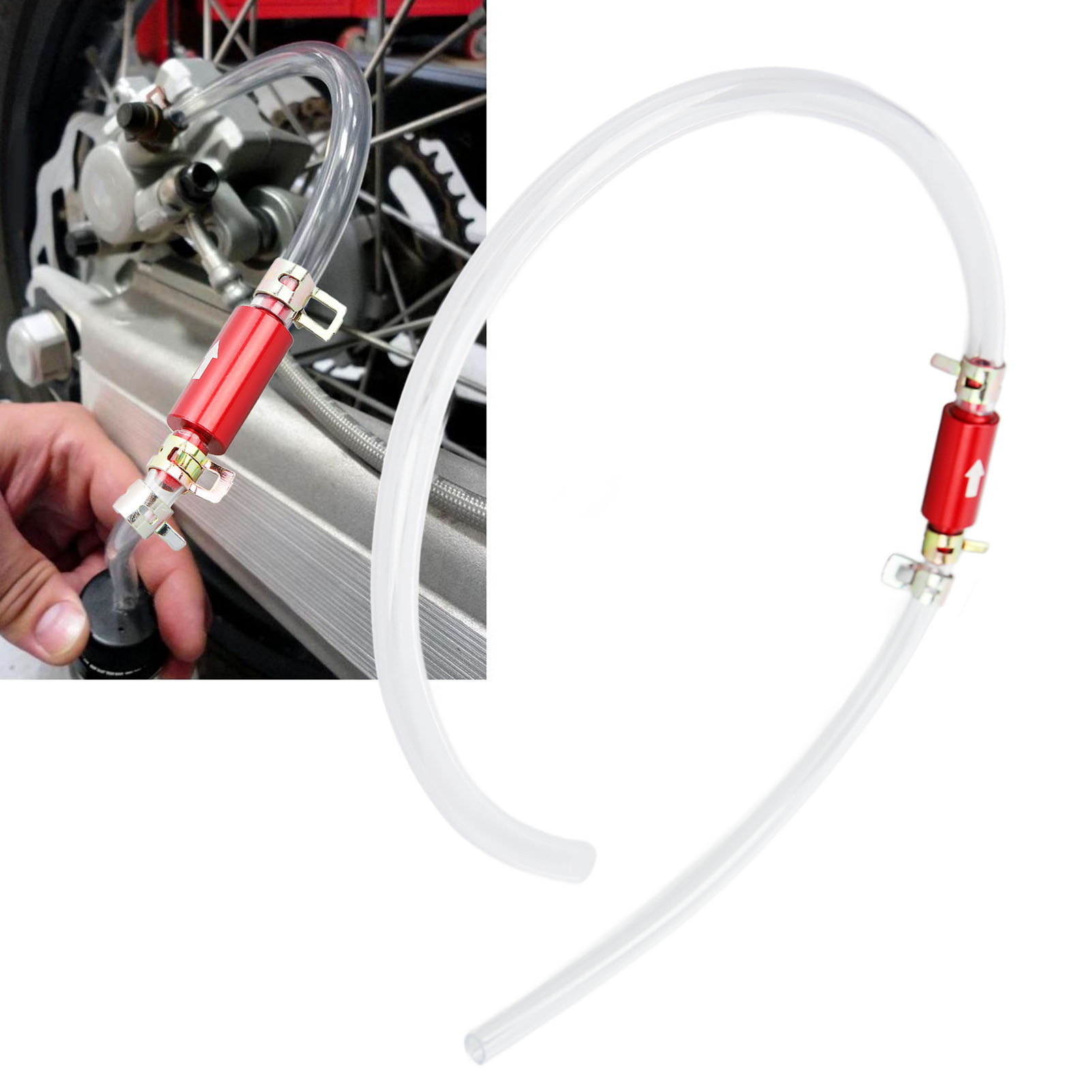 Brake Bleeder Kit - 2 peças mangueira sangradora de freio