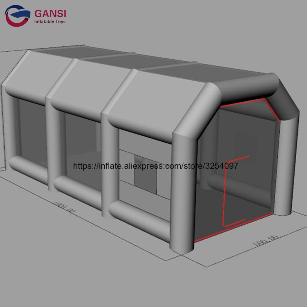 Inflatable Paint Booth - Tenda Inflável Grande para Carros, Cabine