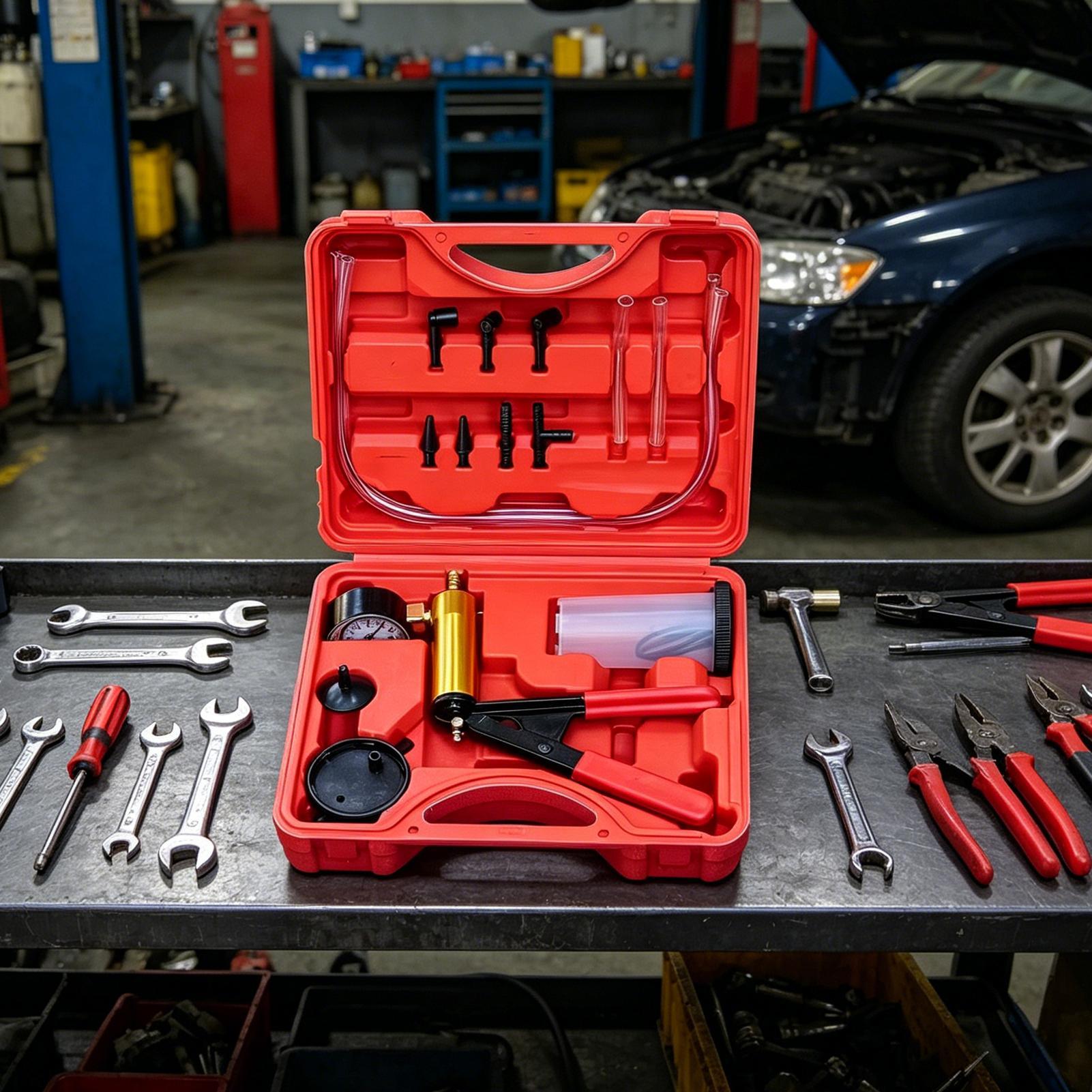 Kit de Sangria de Freio Automo - Brake Bleeder Kit avaliação e preço