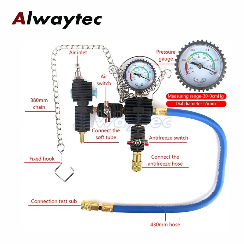 Medidor de Pressão do Tanque d - Radiator Pressure Tester avaliação e preço