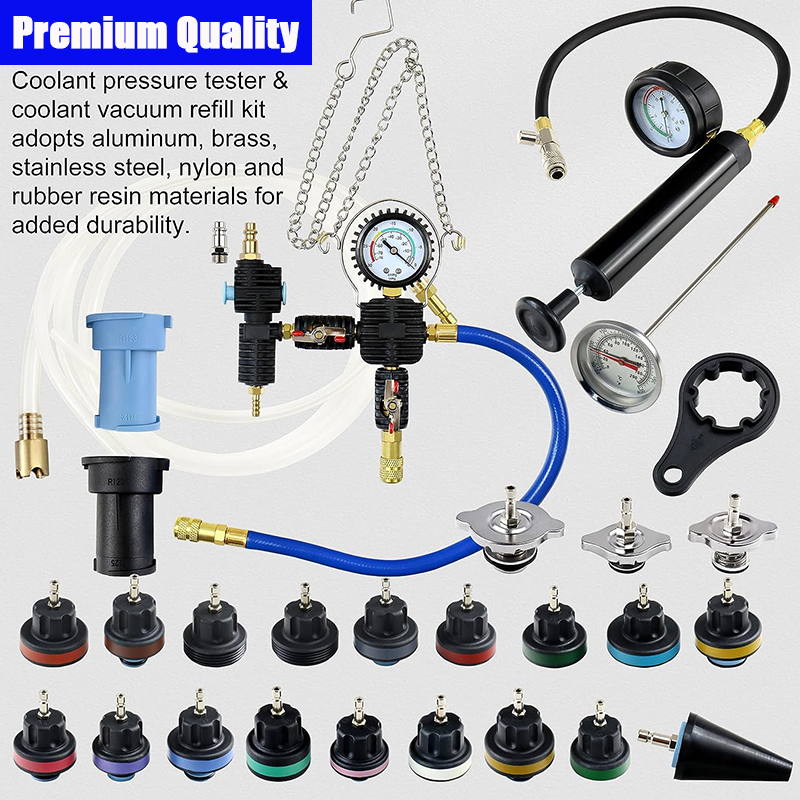 Conjunto universal de testador - Radiator Pressure Tester avaliação e preço