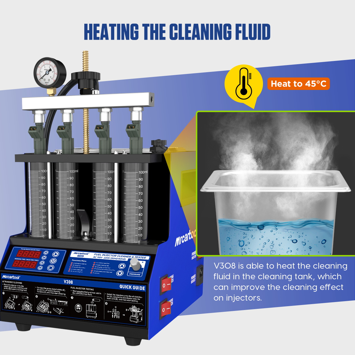 Máquina de Limpeza de Injetore - Fuel Injector Tester avaliação e preço