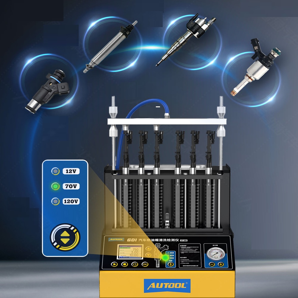 AUTOOL CT500 GDI EFI FEI Limpa - Fuel Injector Tester avaliação e preço