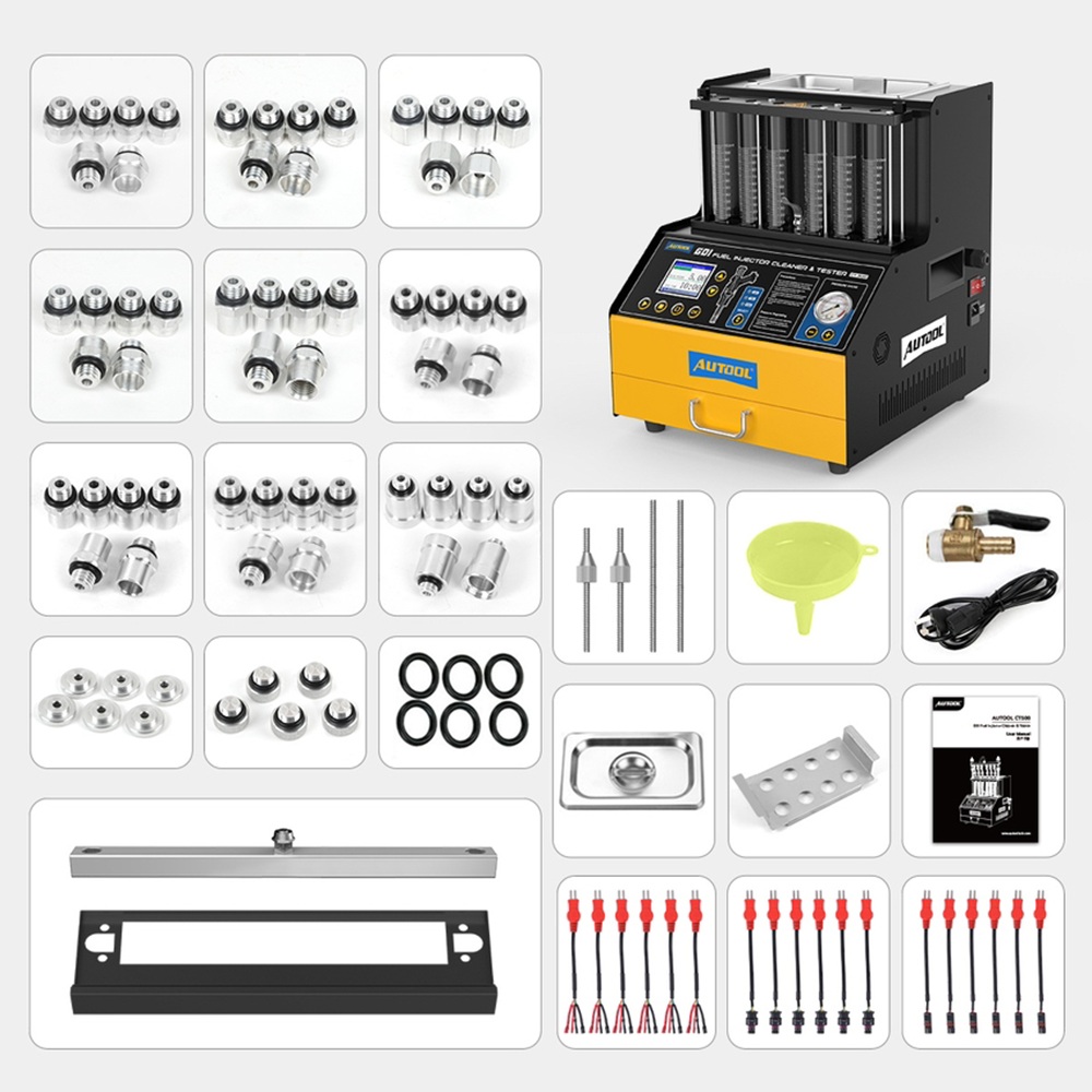 AUTOOL CT500 GDI EFI FEI Limpa - Fuel Injector Tester avaliação e preço