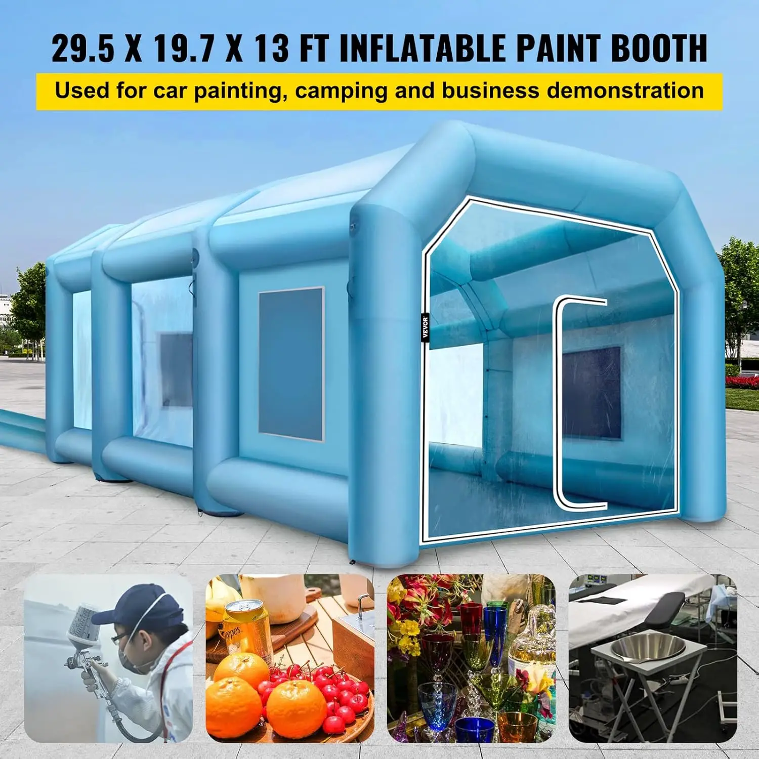 Cabine de Pintura Inflável, 29 - Inflatable Paint Booth avaliação e preço