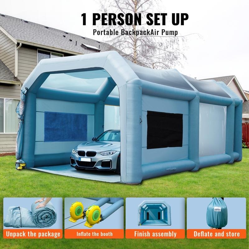 Cabine de Pintura Inflável, Te - Inflatable Paint Booth avaliação e preço