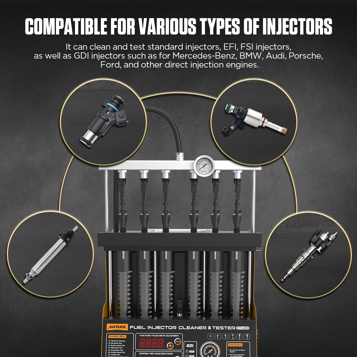 Máquina de Limpeza e Teste de  - Fuel Injector Tester avaliação e preço